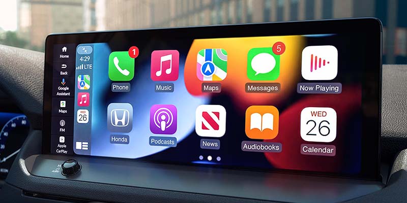 honda accord interior display screen