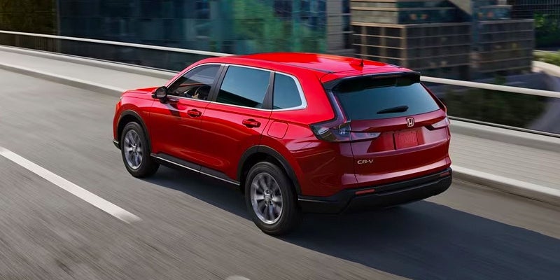 red Honda CR-V