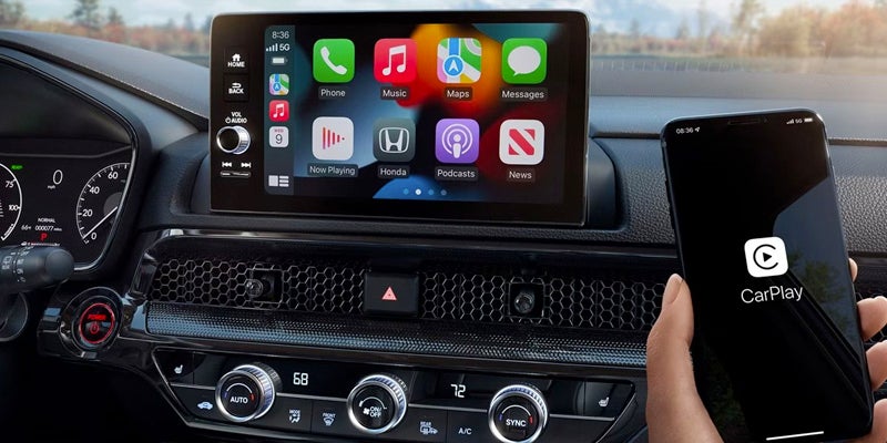 Honda CR-V interior display screen