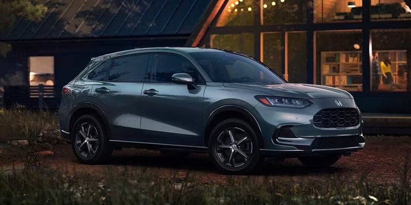 gray honda hr-v