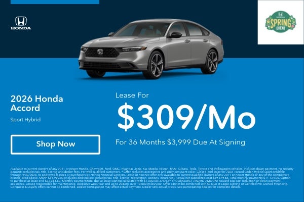 2026 Honda Accord Hybrid Special