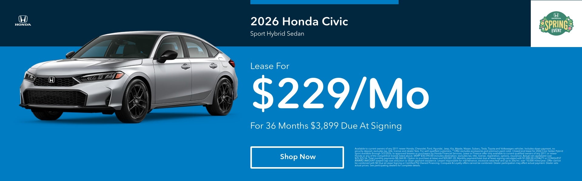 2026 Honda Civic Special