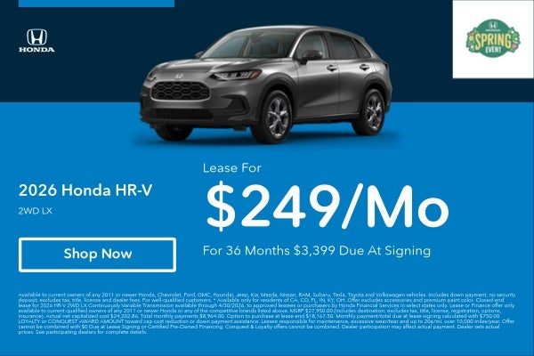 2026 Honda HR-V Special