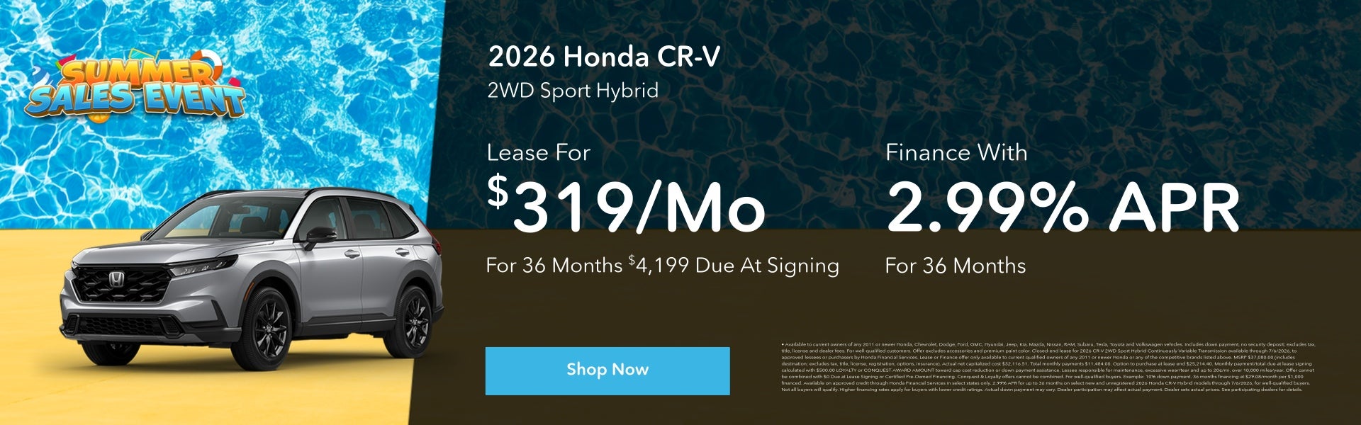 Honda CR-V Offer