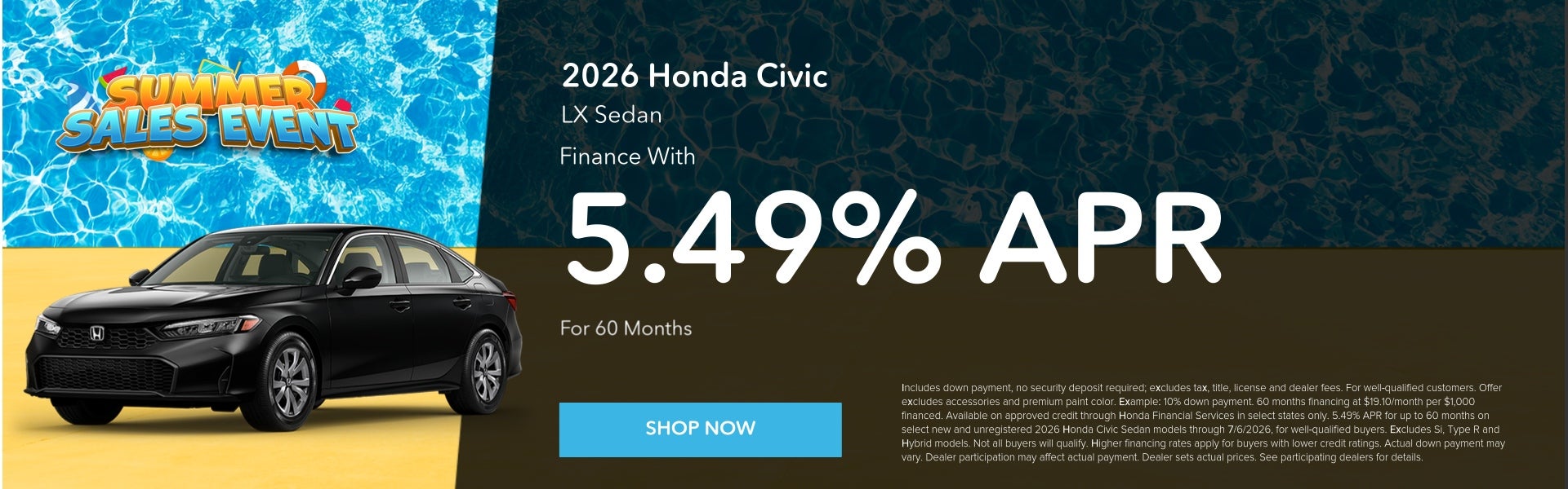 Honda Civic Offer
