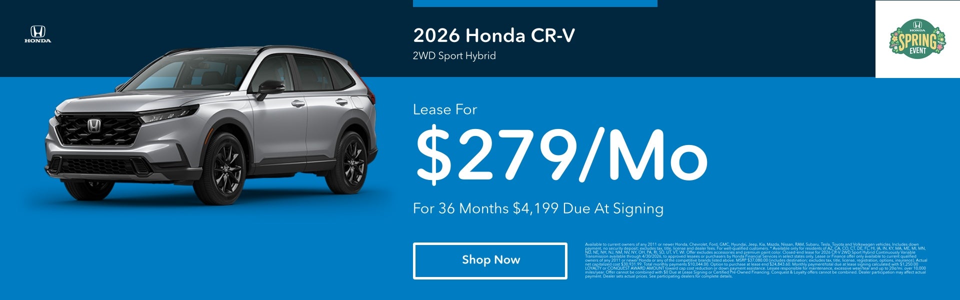 2026 Honda CR-V Deal