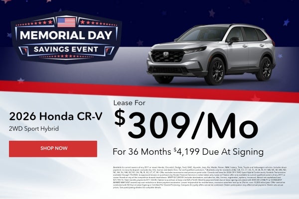 Honda CR-V Hybrid Sale