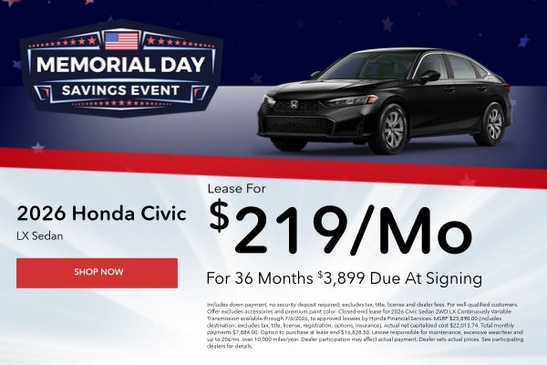 Honda Civic Sale