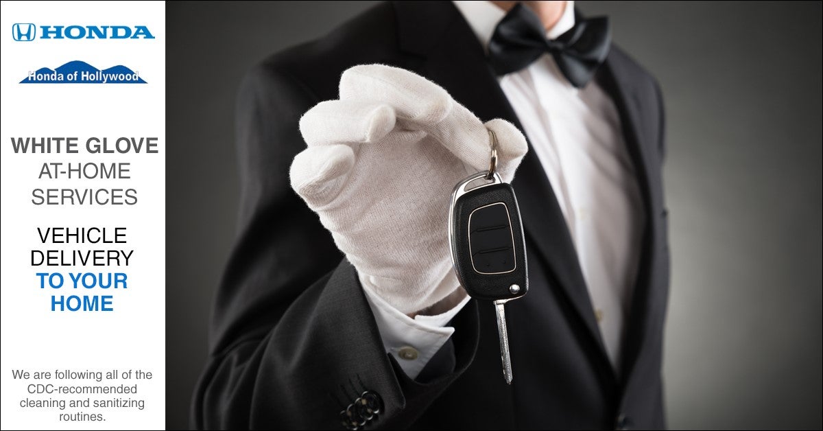 White glove at-home services. Vehicle delivery to your home.